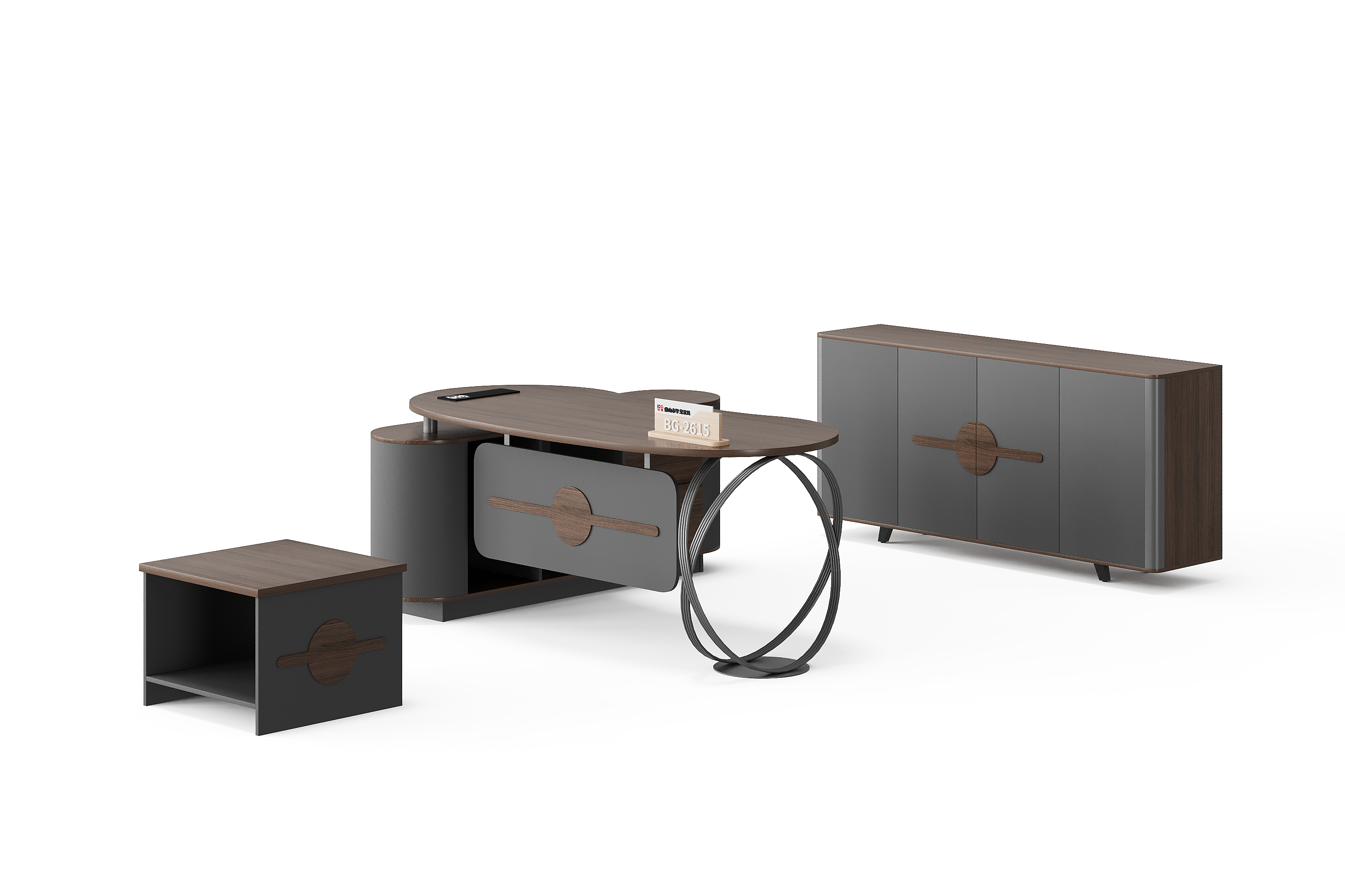 BG-2615LA-G17 2026 executive desk from BG Office Furniture