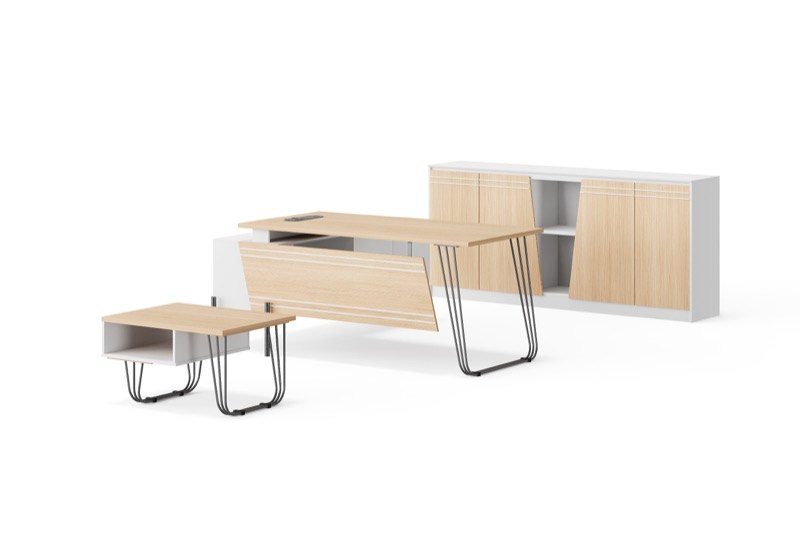 L Shape Manager Desk with Modern Design