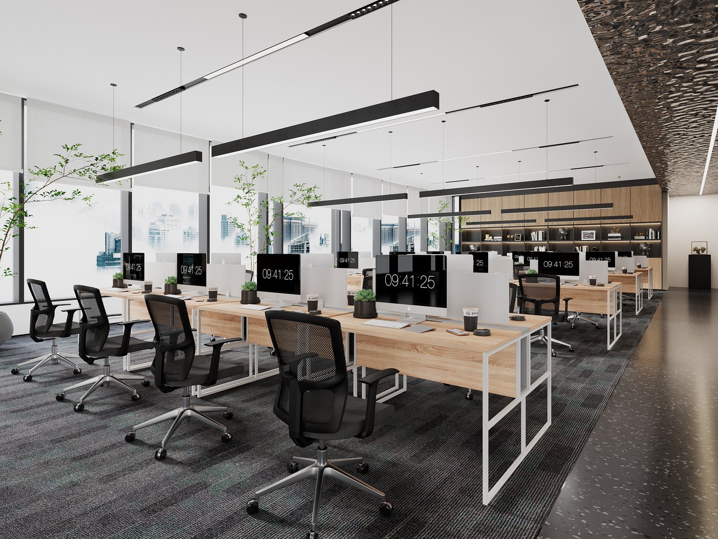 W2420 Panel Workstation for Open Plan Offices