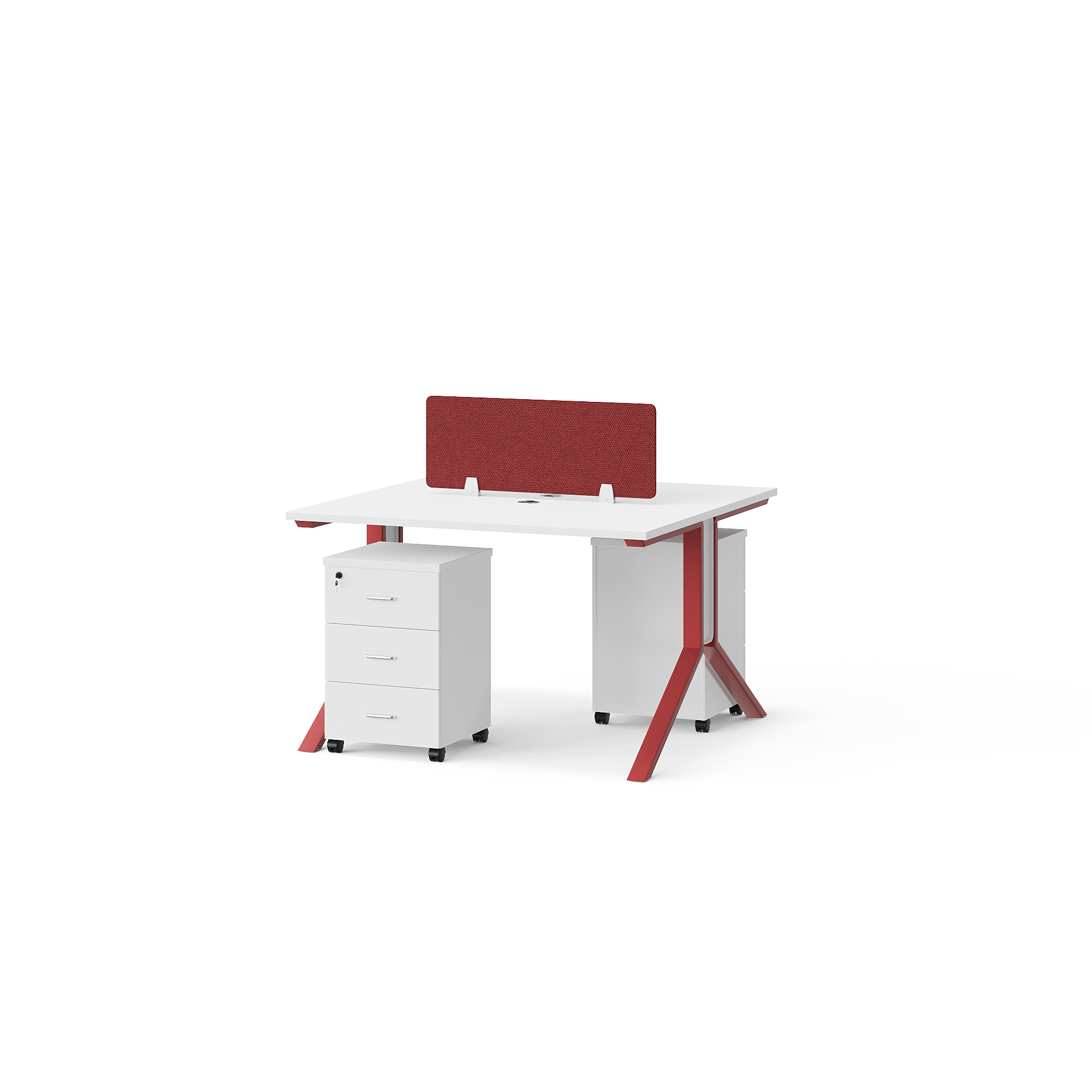 BG-2221W12-RED staff office workstation desk