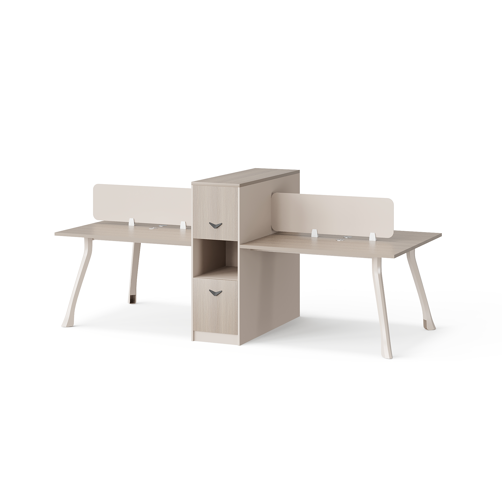 BG-24859W5-G2 multi person office workstation
