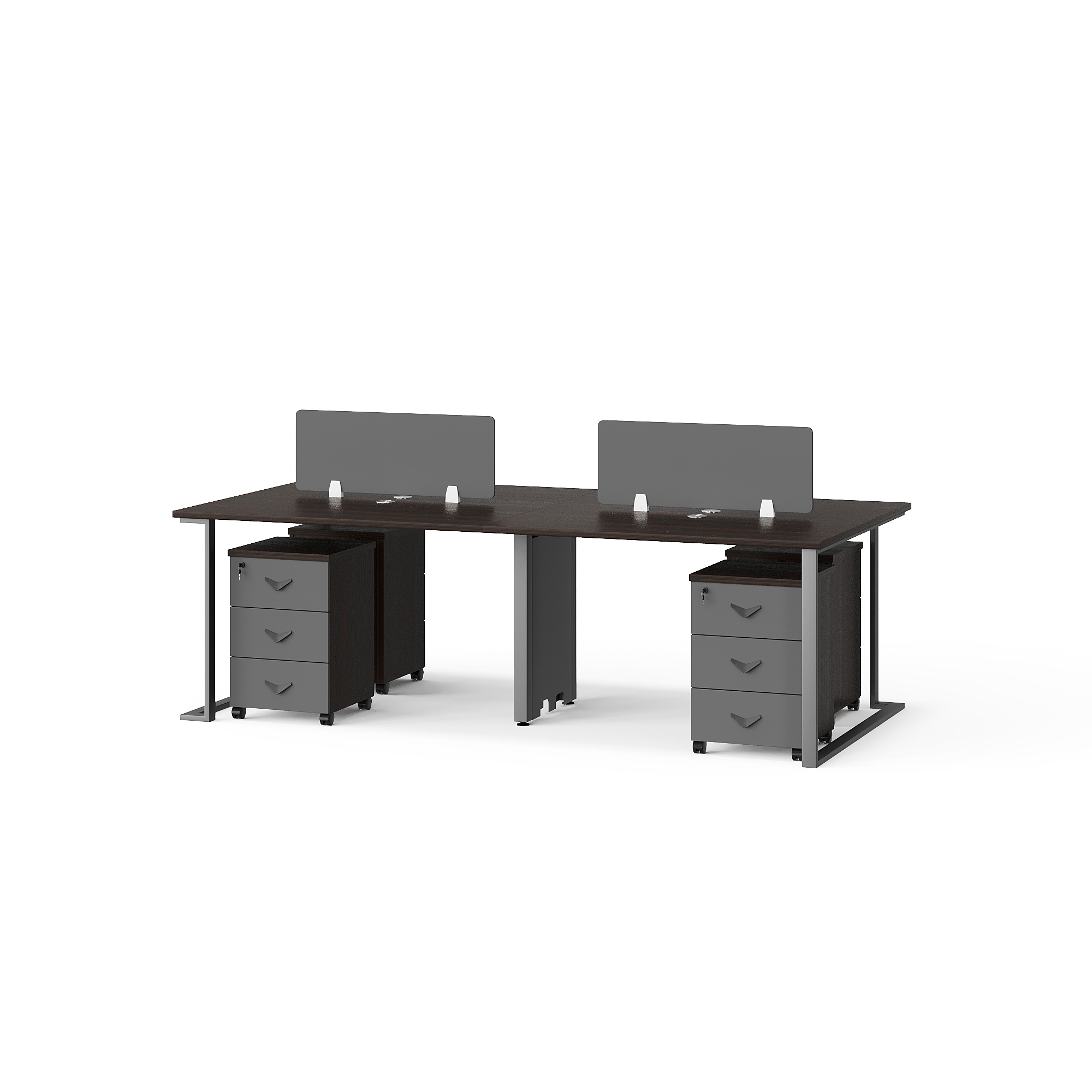 BG-2474W-24 multi person office workstation