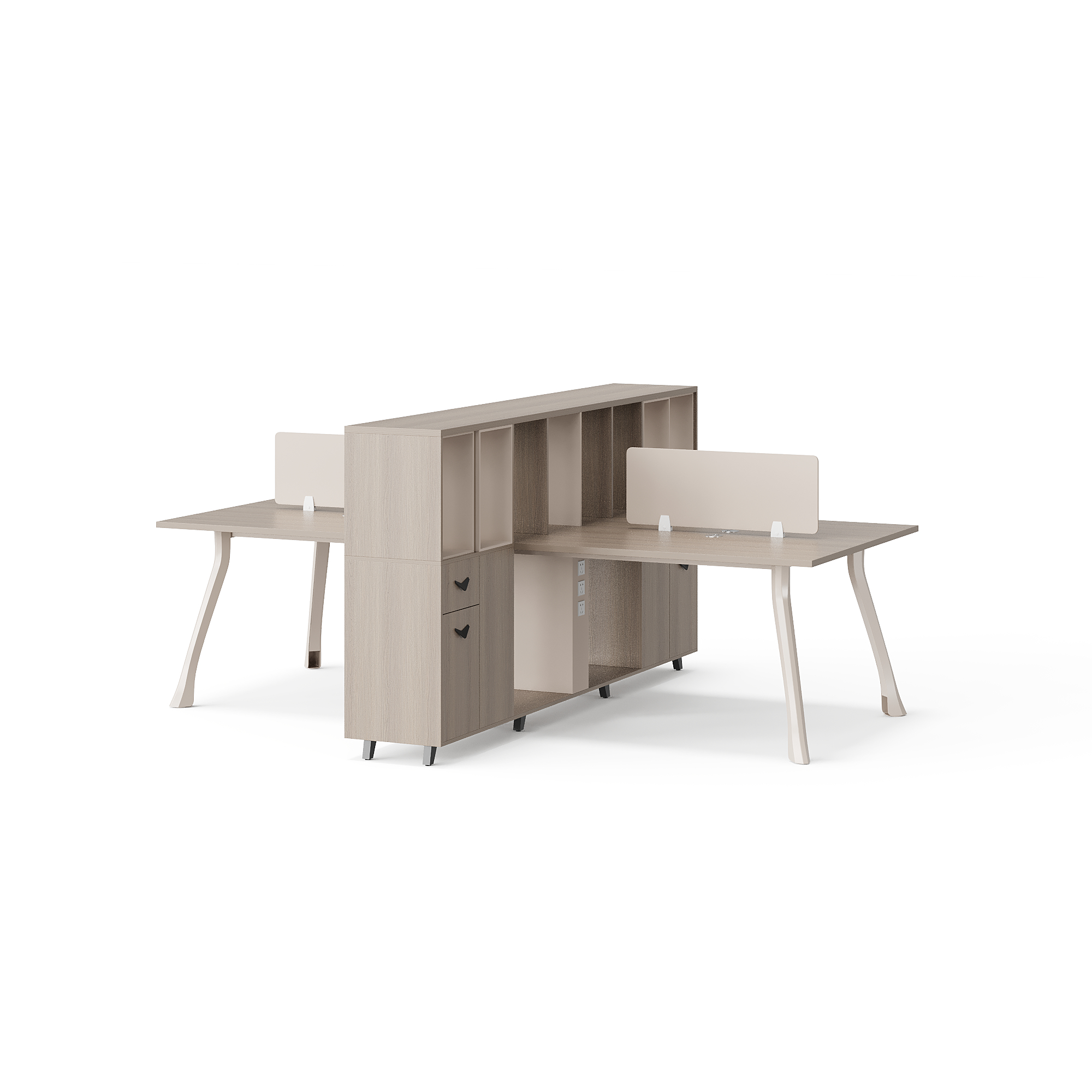 BG-24859W3-G2 multi person office workstation